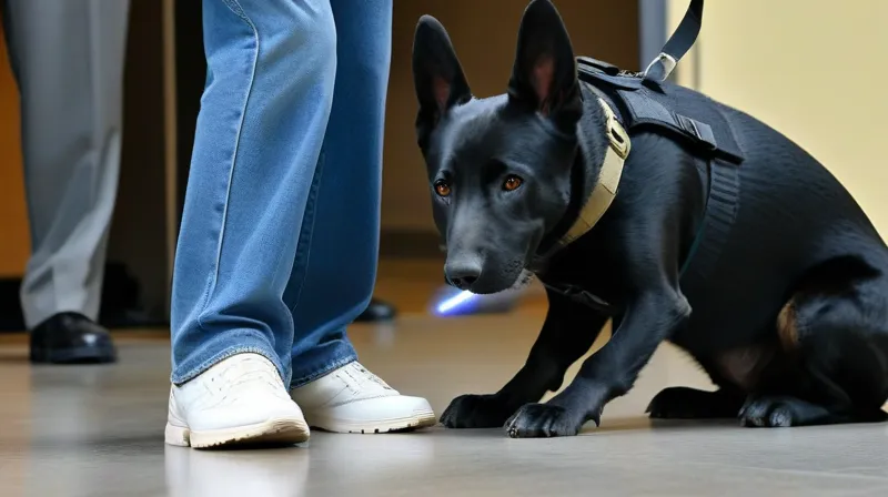 Come funzionano i cani addestrati a fiutare le bombe