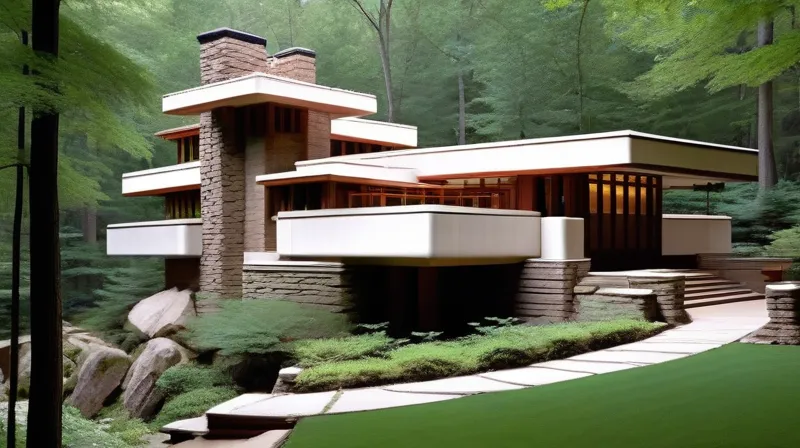 Come Frank Lloyd Wright ha lavorato nella sua carriera di architetto e designer di fama mondiale