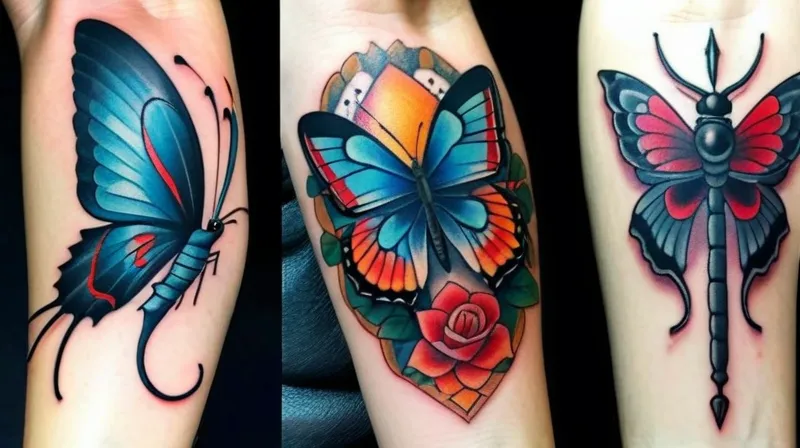 Design dei tatuaggi di farfalle: simbolismo, significati e idee per decorare il corpo con questo simbolo.
