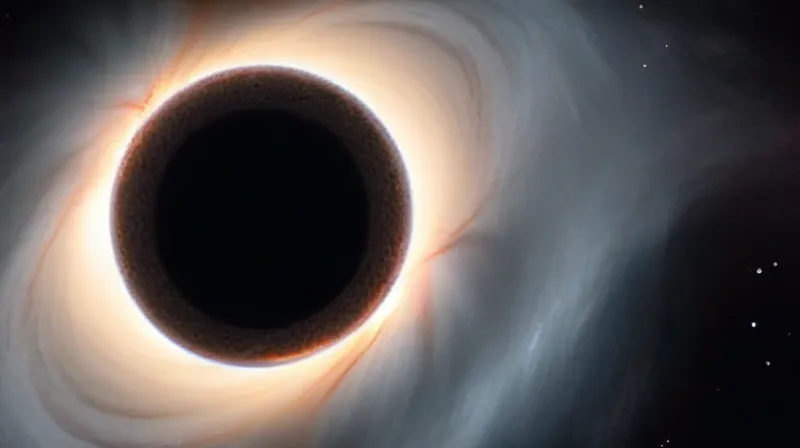 Questo buco nero ti sta per raggiungere? Si tratta soltanto di un’illusione ottica