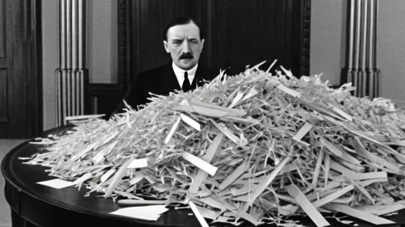 Il funzionamento delle trituratrici di carta: Abbot, Adolf e la distruzione delle informazioni