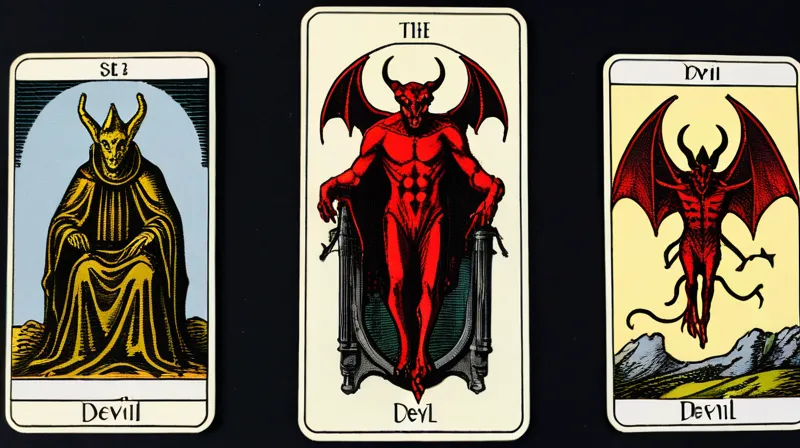 Al contrario, il Diavolo in posizione verticale rappresenta il confronto diretto con queste sfide e il