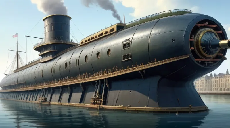 Lo sviluppo del sottomarino nel XIX secolo