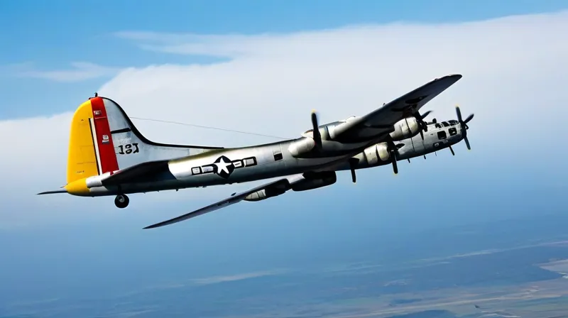 Il Boeing B-29 Superfortress, un potente bombardiere strategico utilizzato durante la seconda guerra mondiale e la